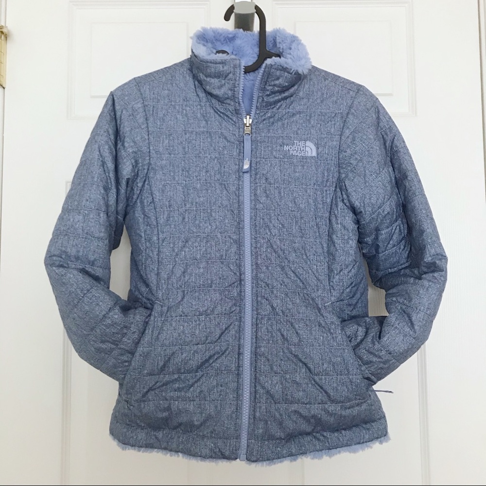 The North Face Reversible Kids Blue/Purple  Jacket
